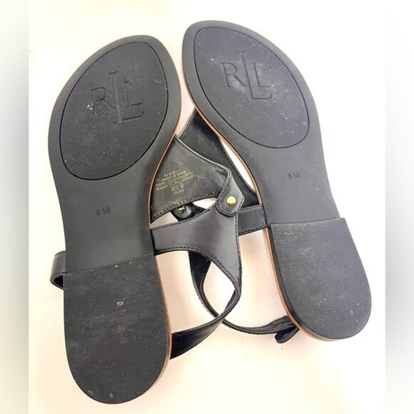 Lauren Ralph Lauren Patsi Sandal T Strap Size 8.5​ Women’s​ - Picture 4 of 5